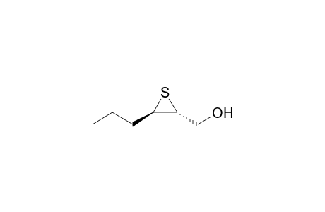 Thiiranemethanol, 3-propyl-, (2R-trans)-