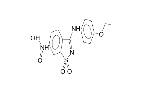 3-(4-ethoxyphenylamino)-6-nitrobenzoisothiazole-1,1-dioxide