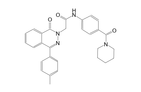 2-(4-(4-methylphenyl)-1-oxo-2(1H)-phthalazinyl)-N-[4-(1-piperidinylcarbonyl)phenyl]acetamide