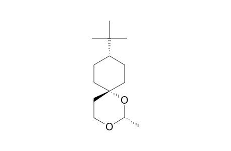 CIS-2-METHYL-1,3-DIOXANE-SPIRO-4'-TERT.-BUTYL-4-CYCLOHEXANE
