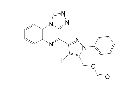 [3-([1,2,4]Triazolo[4,3-a]quinoxalin-4-yl)-4-iodo-1-phenyl-1H-pyrazol-5-yl]methyl formate