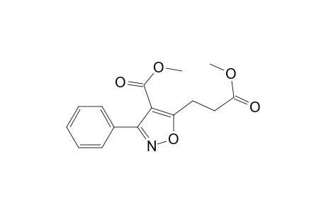 5-(2-Methoxycarbonyl)ethyl-4-methoxycarbonyl-3-phenylisoxazole