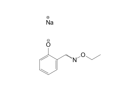 Benzaldehyde, 2-hydroxy-, O-ethyloxime, sodium salt