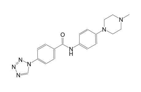 benzamide, N-[4-(4-methyl-1-piperazinyl)phenyl]-4-(1H-tetrazol-1-yl)-