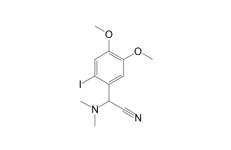 2-(dimethylamino)-2-(2-iodanyl-4,5-dimethoxy-phenyl)ethanenitrile