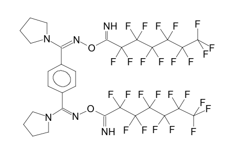 O,O'-PERFLUOROHEXANDICARBIMIDOYL-BIS(N,N-TETRAMETHYLENE)TEREPHTHALIMIDOXIME