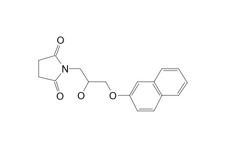 N-(2-Hydroxy-3-(2-naphthyloxy)propyl)succinimide