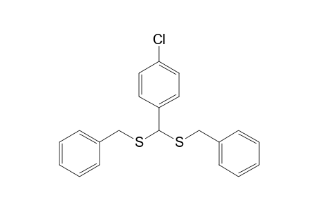1-[bis(benzylsulfanyl)methyl]-4-chloro-benzene