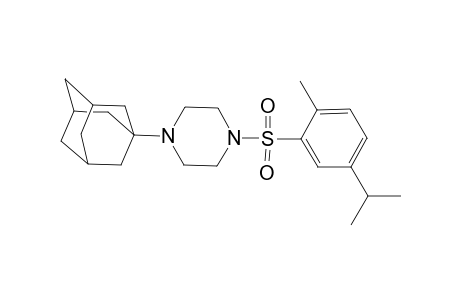 1-(1-adamantyl)-4-(2-methyl-5-propan-2-yl-phenyl)sulfonyl-piperazine