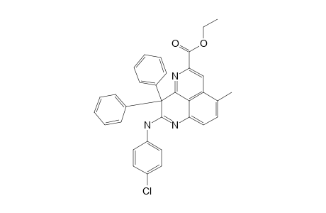 2-[(4-CHLOROPHENYL)-AMINO]-5-(ETHOXYCARBONYL)-7-METHYL-3,3-DIPHENYLBENZO-[DE]-[1,6]-NAPHTHYRIDINE