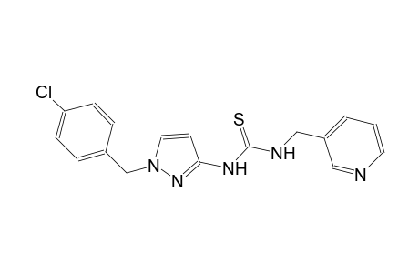 N-[1-(4-chlorobenzyl)-1H-pyrazol-3-yl]-N'-(3-pyridinylmethyl)thiourea