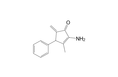 2-Amino-1-methyl-4-methylene-5-phenylcyclopenten-3-one