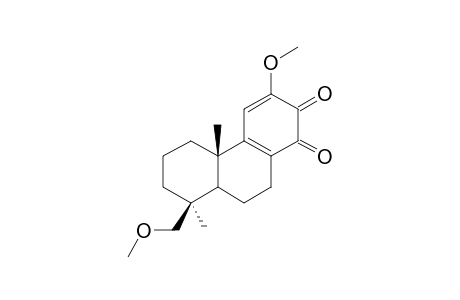 12,19-DIMETHOXYPODOCARPA-8,11-DIENE-13,14-DIONE