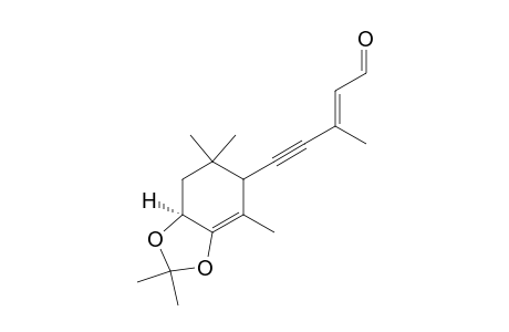 (2E)-5-[(3RS,4S)-3,4-Propane-2,2-diyldioxy-2,6,6-trimethylcyclohex-2-enyl]-3-methyl-2-penten-4-ynal