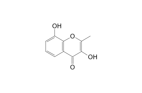 4H-1-Benzopyran-4-one, 3,8-dihydroxy-2-methyl-