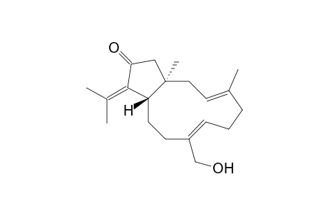 (1R,3E,7Z,11S)-17-Hydroxy-13-ketodolabella-3,7,12(18)-triene