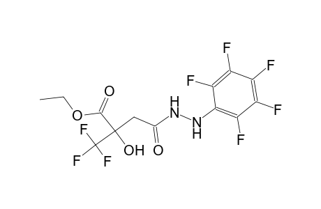 ethyl 2-hydroxy-4-oxo-4-[2-(2,3,4,5,6-pentafluorophenyl)hydrazino]-2-(trifluoromethyl)butanoate