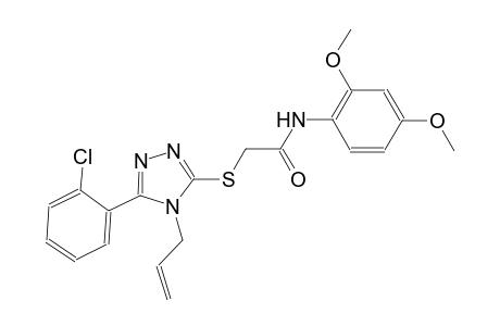 2-{[4-allyl-5-(2-chlorophenyl)-4H-1,2,4-triazol-3-yl]sulfanyl}-N-(2,4-dimethoxyphenyl)acetamide