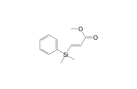 (E)-3-[dimethyl(phenyl)silyl]-2-propenoic acid methyl ester