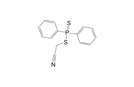 Phosphinodithioic acid, diphenyl-, cyanomethyl ester