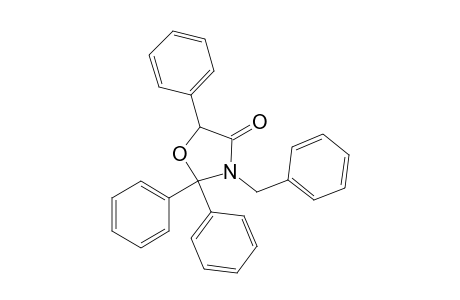 2,2,5-triphenyl-3-(phenylmethyl)-1,3-oxazolidin-4-one