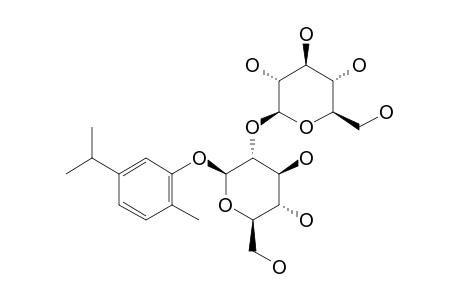 CARVACROL-2-O-BETA-GLUCOPYRANOSYL-(1->2)-BETA-GLUCOPYRANOSIDE