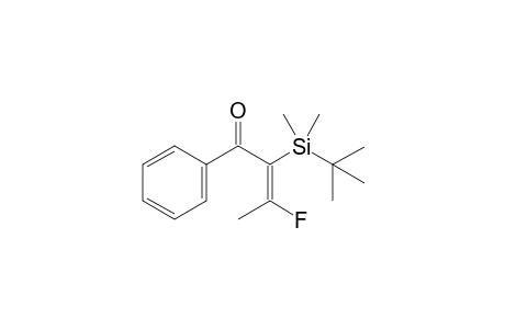 (Z)-2-(t-Butyl)dimethylsilyl-3-fluoro-1-phenylbut-2-en-1-one