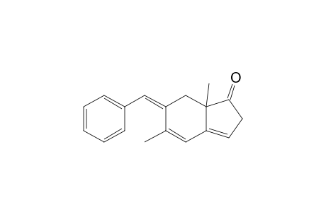 5,7a-Dimethyl-6-benzylidene-2,6,7,7a-tetrahydro-1H-inden-1-one
