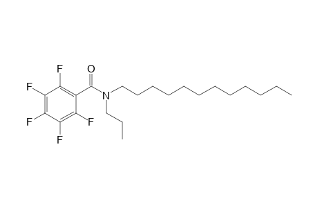 Benzamide, pentafluoro-N-propyl-N-dodecyl-