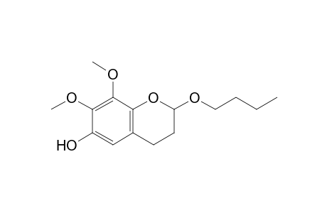 2-Butoxy-7,8-dimethoxy-chroman-6-ol