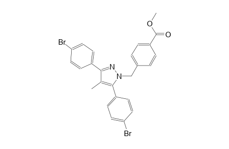 methyl 4-{[3,5-bis(4-bromophenyl)-4-methyl-1H-pyrazol-1-yl]methyl}benzoate