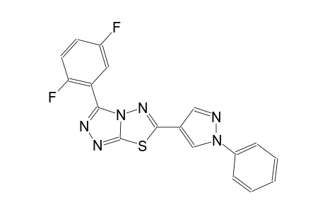 [1,2,4]triazolo[3,4-b][1,3,4]thiadiazole, 3-(2,5-difluorophenyl)-6-(1-phenyl-1H-pyrazol-4-yl)-