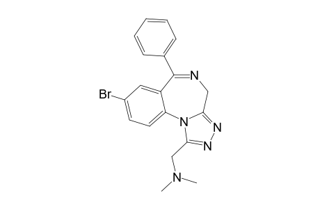8-Bromo-1-dimethylamino-methyl-6-phenyl-4H-S-triazolo(4,3-A)(1,4)benzodiazepine