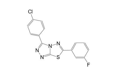 [1,2,4]triazolo[3,4-b][1,3,4]thiadiazole, 3-(4-chlorophenyl)-6-(3-fluorophenyl)-