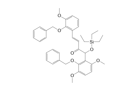 (E)-1-(2-BENZYLOXY-3,6-DIMETHOXYPHENYL)-4-(2-BENZYLOXY-3-METHOXYPHENYL)-1-TRIETHYLSILYLOXYBUT-3-EN-2-ONE
