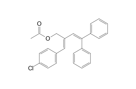 Z-1,1-Diphenyl-4-(p-chlorophenyl)-3-acetoxymethylbuta-1,3-diene
