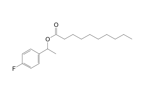 rac-1-(4-Fluorophenyl)ethyl decanoate