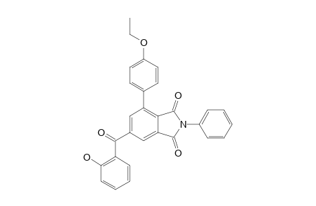 4-(4-ETHOXYPHENYL)-6-(2-HYDROXYBENZOYL)-2-PHENYLISOINDOLE-1,3-DIONE