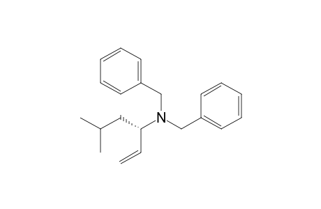 (3S)-N,N-Dibenzyl-5-methylhex-1-en-3-amine