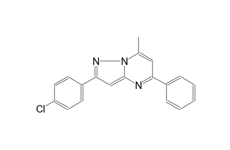 pyrazolo[1,5-a]pyrimidine, 2-(4-chlorophenyl)-7-methyl-5-phenyl-