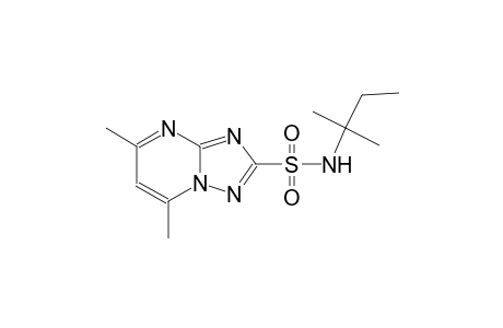 [1,2,4]triazolo[1,5-a]pyrimidine-2-sulfonamide, N-(1,1-dimethylpropyl)-5,7-dimethyl-