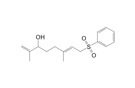8-(Benzenesulfonyl)-2,6-dimethylocta-2,7-dien-3-ol