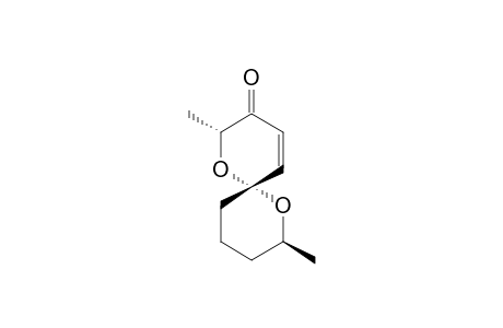 (2SR,6RS,8SR)-2,8-DIMETHYL-1,7-DIOXASPIRO-[5.5]-UNDEC-4-EN-3-ONE