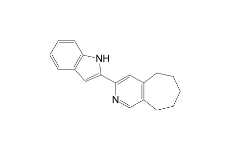 3-(Indol-2-yl)-6,7,8,9-tetrahydro-5H-cyclohepta[c]pyridine