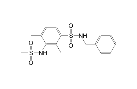 N-benzyl-2,4-dimethyl-3-[(methylsulfonyl)amino]benzenesulfonamide