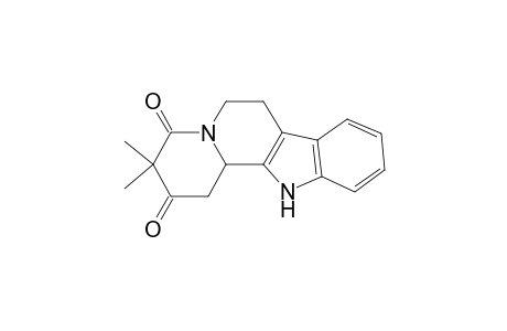 Indolo[2,3-a]quinolizine-2,4(1H,3H)-dione, 6,7,12,12b-tetrahydro-3,3-dimethyl-