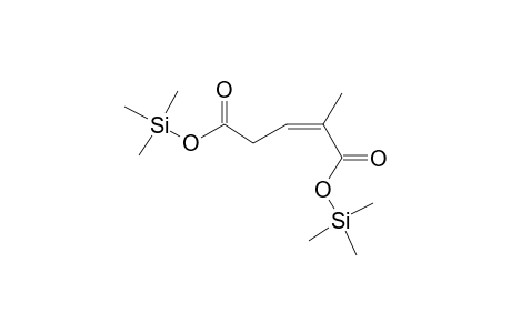 Bis(trimethylsilyl) (2Z)-2-methyl-2-pentenedioate