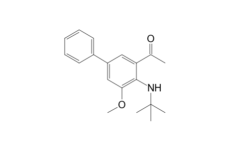 N-(t-Butyl)-2-acetyl-6-methoxy-4-phenylaniline