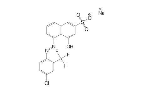 Sodium 5-{[4-chloro-2-(trifluoromethyl)phenyl]diazenyl}-4-hydroxynaphthalene-2-sulfonate