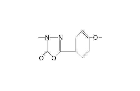 2-(p-METHOXYPHENYL)-4-METHYL-delta2-1,3,4-OXADIAZOLIN-5-ONE